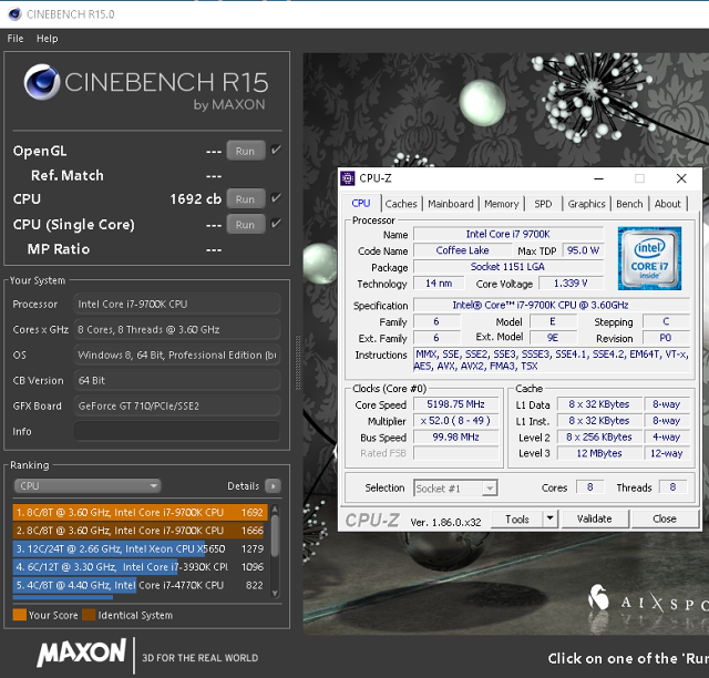 Intel Core i7-9700K a Asus Maximus XI Formula v testu