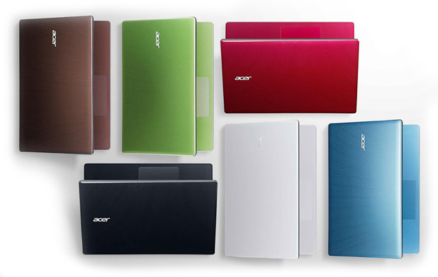 Acer představil nové notebooky Apire E 14 a E 15 v různých barvách