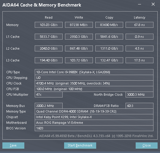 Intel Core i9-9900X: Deset jader Skylake-X v testu