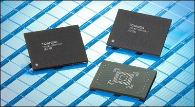 Toshiba vyvinula 128GB embedded NAND flash paměťový modul