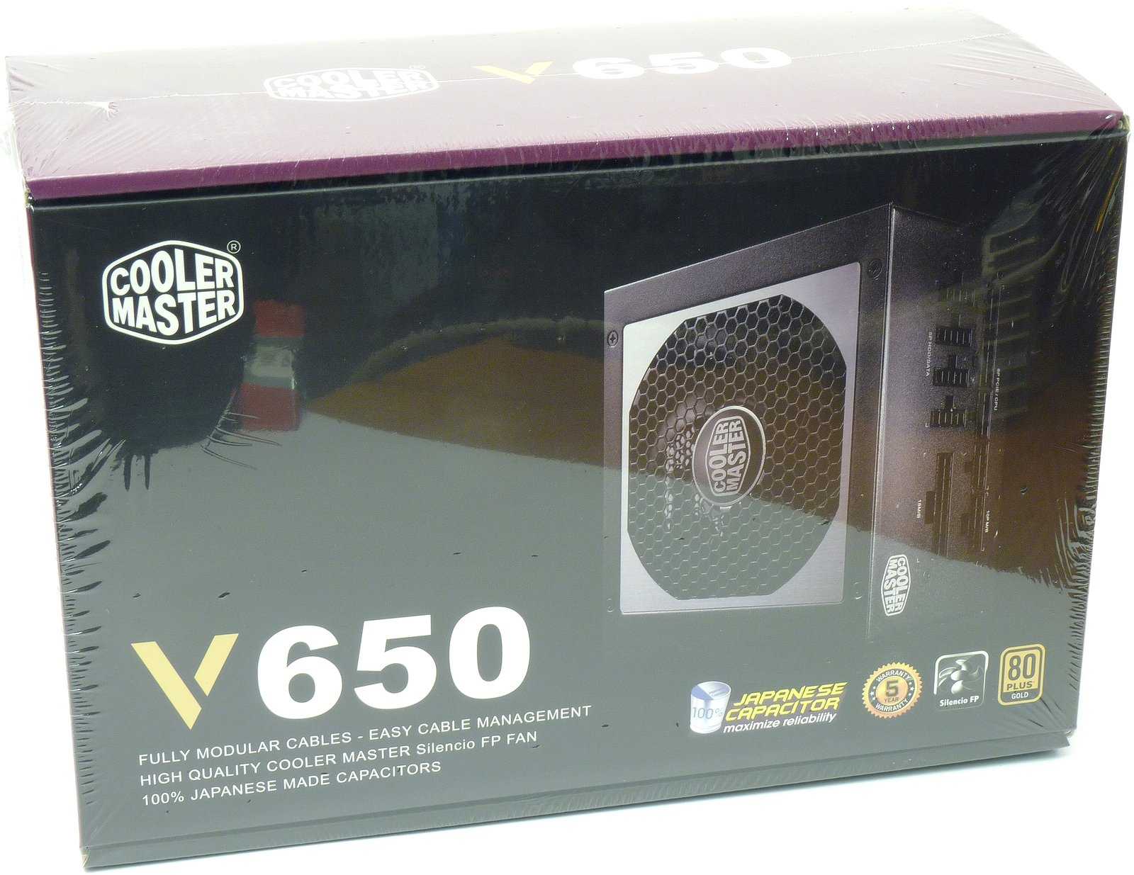 Cooler Master V650: plně modulární bratr VS 