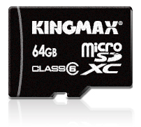 Kingmax vyrobil první microSD kartu na světě s kapacitou 64 GB