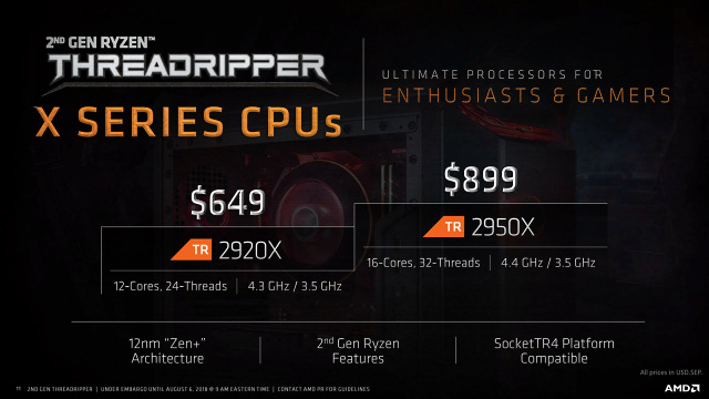 AMD Threadripper 2950X (šestnáct jader) v testu