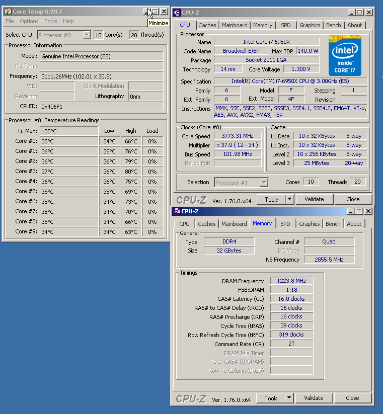 Přetaktování monstra Intel Core i7-6950X Broadwell-E