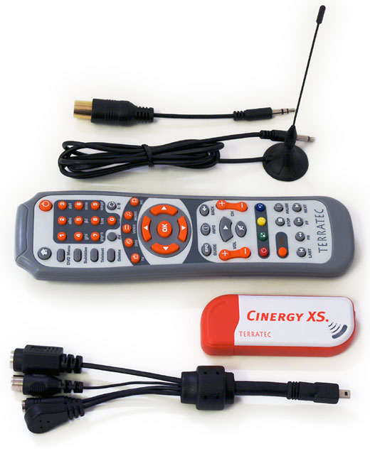 Digitální + analogový TV tuner: Terratec Cinergy Hybrid T USB XS