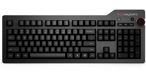 Das Keyboard 4 – atraktivní mechanická klávesnice s velkým regulátorem hlasitosti