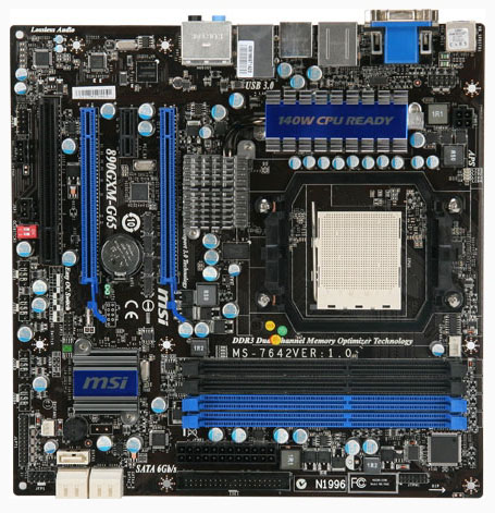 MSI uvádí 890GXM-G65: desku na AMD 890