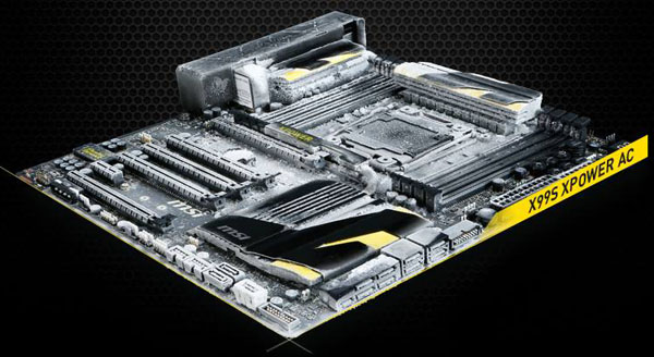 MSI uveřejnilo první fotografie chystané základní desky pro overclockery X99S XPower AC