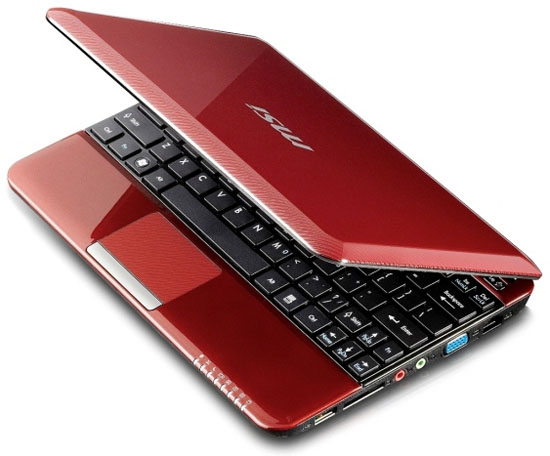 MSI netbooky s procesorem Intel Atom N450