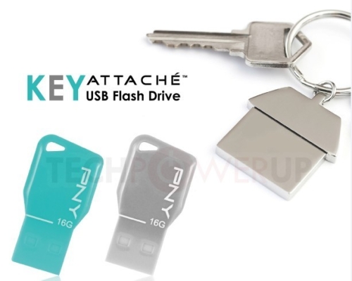 Malý USB flash disk od PNY se jmenuje Key