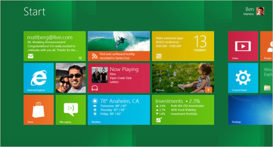 Microsoft hlásí milion stažení Windows 8 Consumer Preview za jeden den