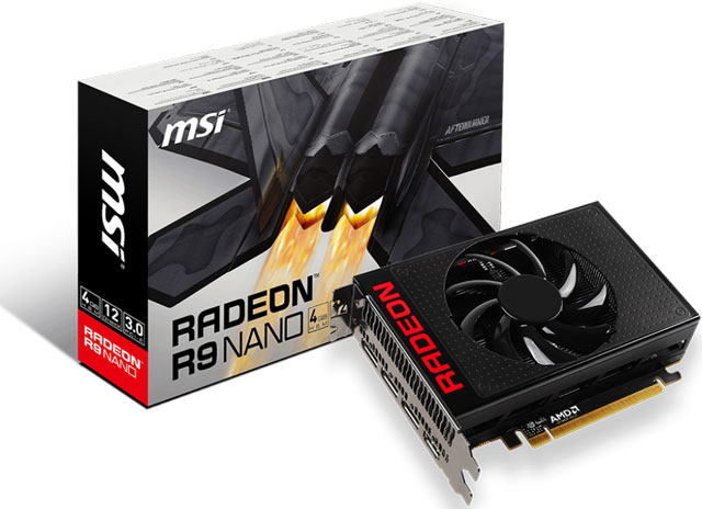 Grafická karta Radeon R9 NANO - MSI Radeon R9 NANO 4G