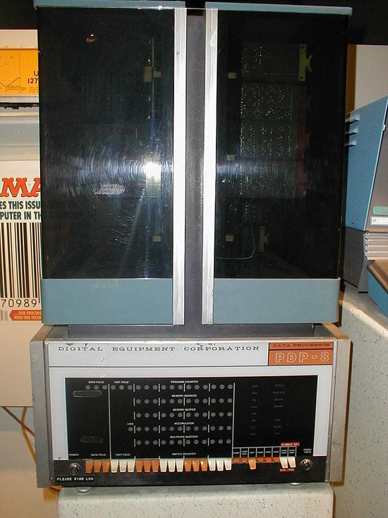 "PDP-8". Licensed under Public Domain via Wikimedia Commons.