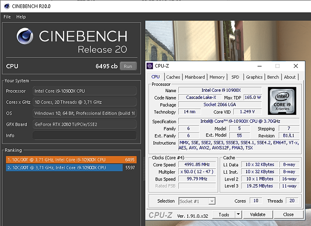 Intel Core i9-10900X: Deset jader na taktu 4,9 GHz