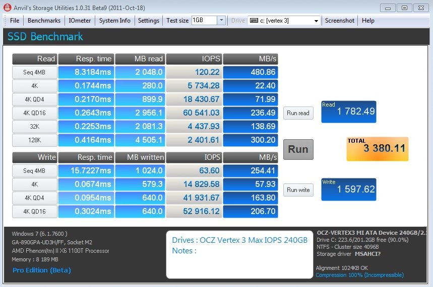 OCZ Vertex 3 Max IOPS – úžasný výkon jiných pamětí