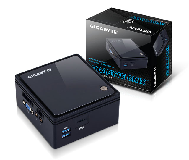 Gigabyte rozšiřuje svoji řadu mini-PC BRIX o nový model s SoC Celeron N3000 Braswell