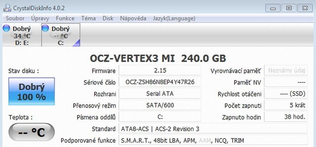 OCZ Vertex 3 Max IOPS – úžasný výkon jiných pamětí