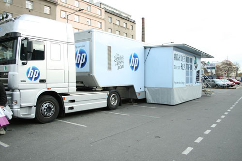 Kamion HP byl v ČR vykraden