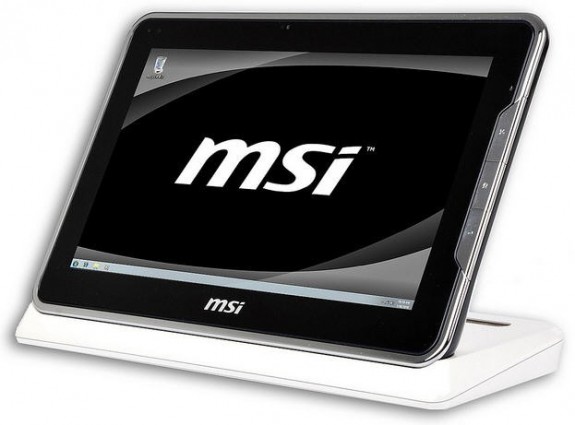 Finální podoba tabletu MSI WinPad 100 na fotografiích