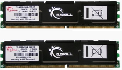 Patriot DDR500 + shrnutí vlastností testovaných 1GB modulů