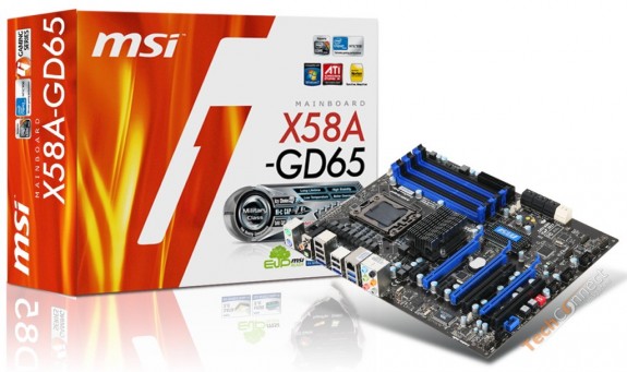 MSI X58A-GD65 s USB 3.0 a SATA III s rychlostí 6.0 Gbps