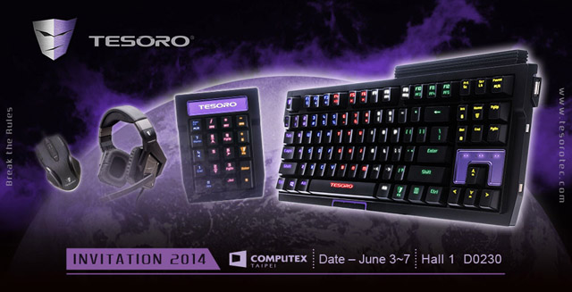 Tesoro chystá na veletrhu Computex 2014 představení několika nových produktů