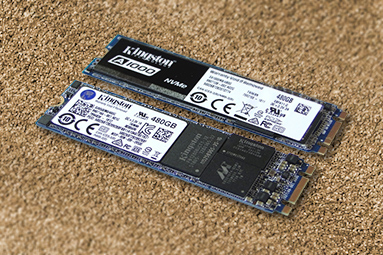 SSD Kingston A1000 a UV500 (480 GB) ve dvaceti aplikacích