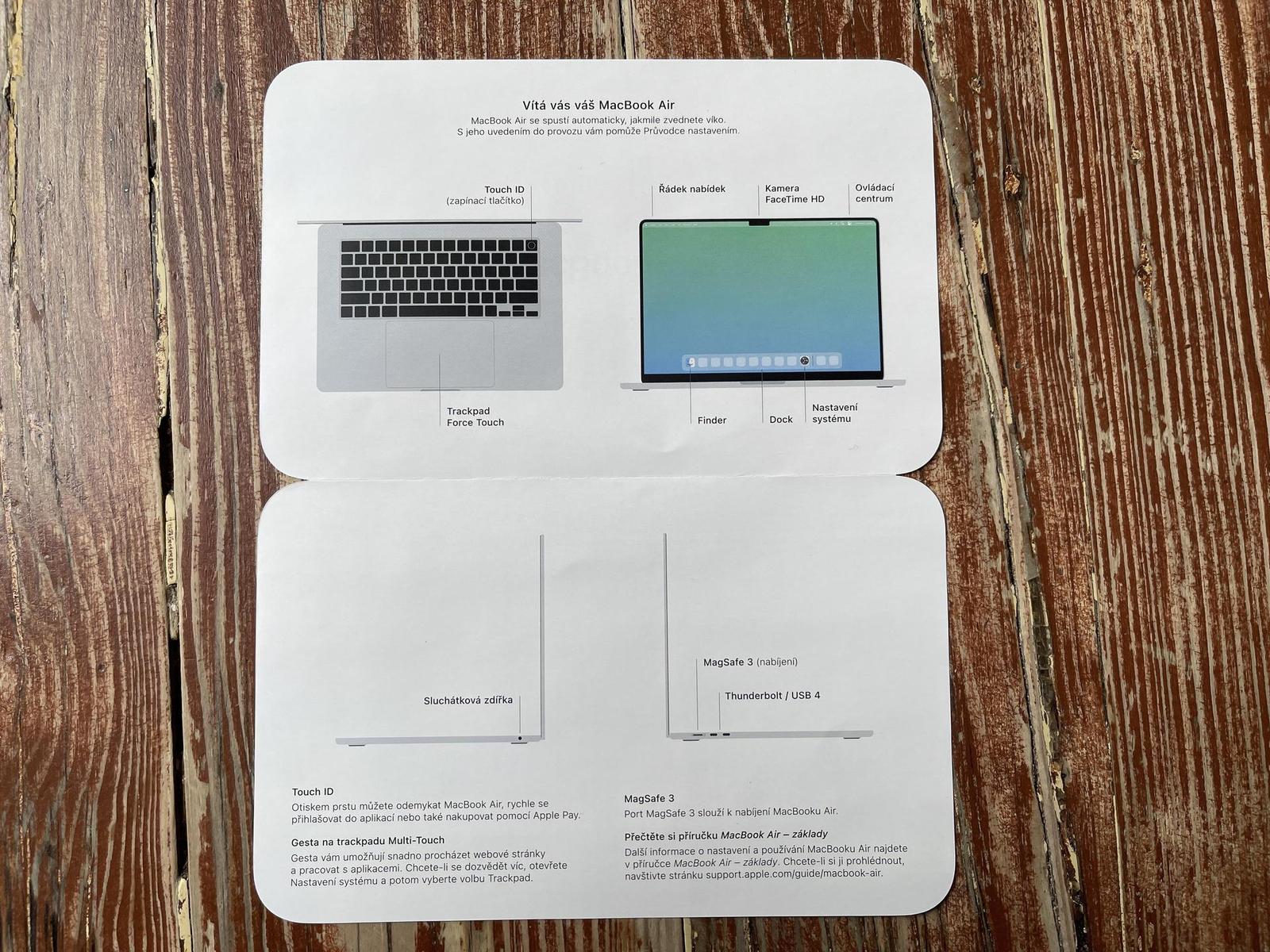 Zkušenosti s Macbook Air M3: lehký, praktický, každodenní