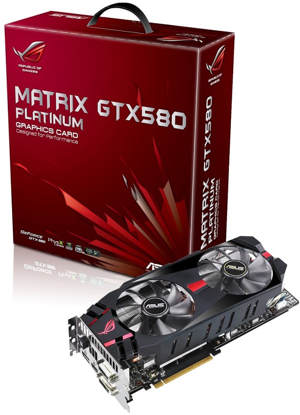 Asus ROG GTX 580 Matrix Platinum – excelentní chlazení