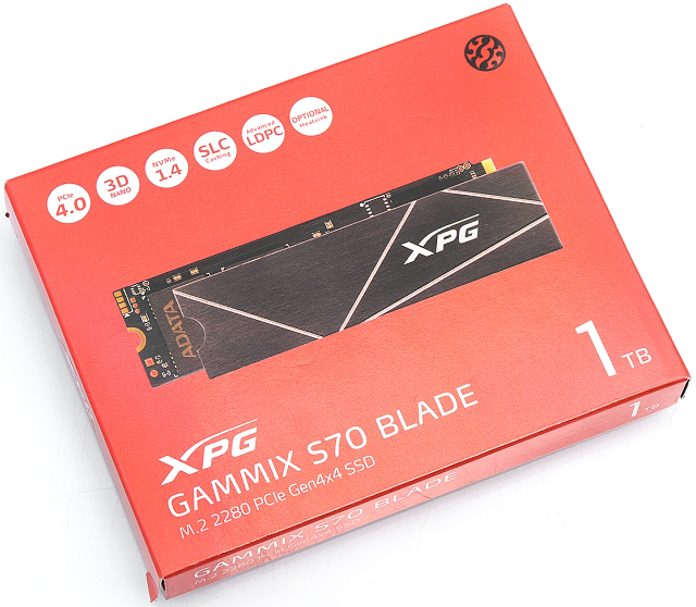 ADATA XPG GAMMIX S70 BLADE 1TB: PCIe 4.0 bez chladiče