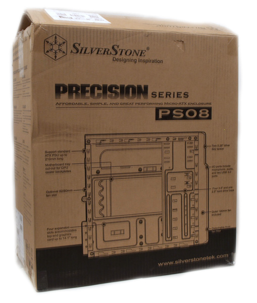 SilverStone Precision PS-08 – levná skříň známé značky
