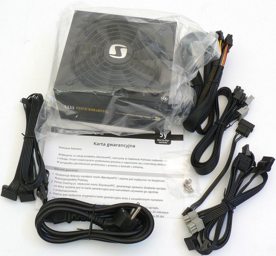 SilentiumPC Supremo M1 Gold 550 W - mainstream z Polska