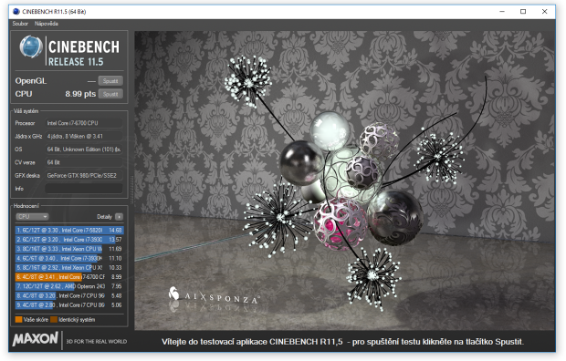 Body v Cinebench R11.5