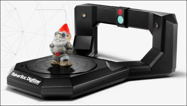 Skenujte 3D objekty s Makerbot Digitizer