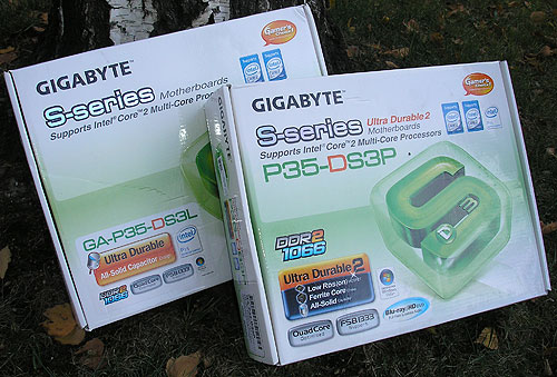 Bleskovka: 2x základ od Gigabyte P35-DS3L a DS3P