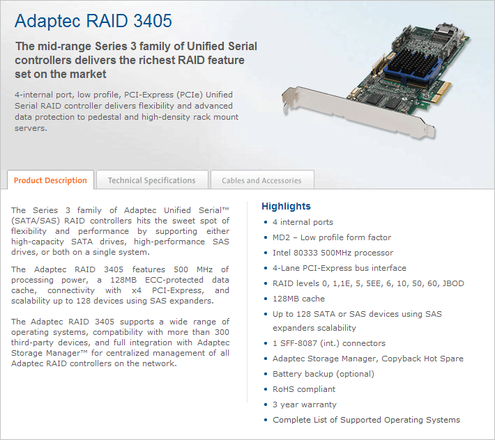  První varianta se spoléhá na Core i7-930, 12 GB DD3 a ATI Radeon HD5870; k ceně je třeba přičíst Adaptec 2405/3405 odkaz na košík