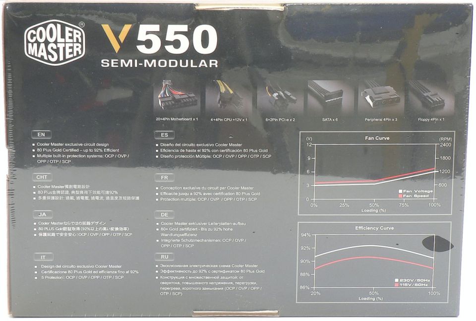 Cooler Master V Semi Modular 550 W: postrach pro Seasonic