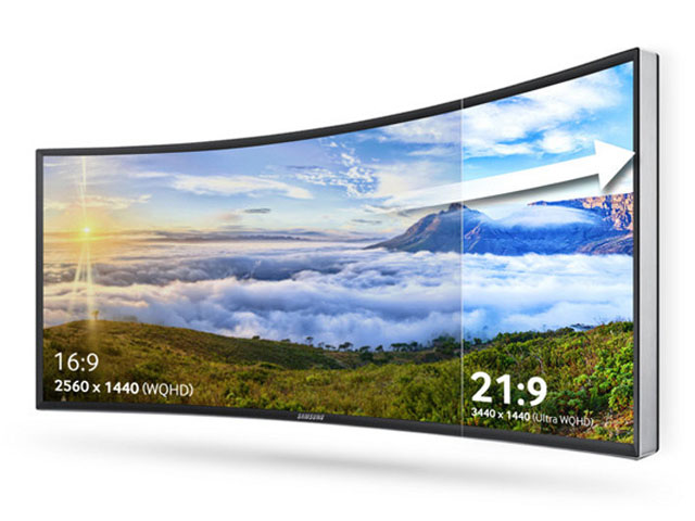 Samsung pracuje na 44" a 49" zakřivených monitorech s poměrem stran 29:9 a 32:9