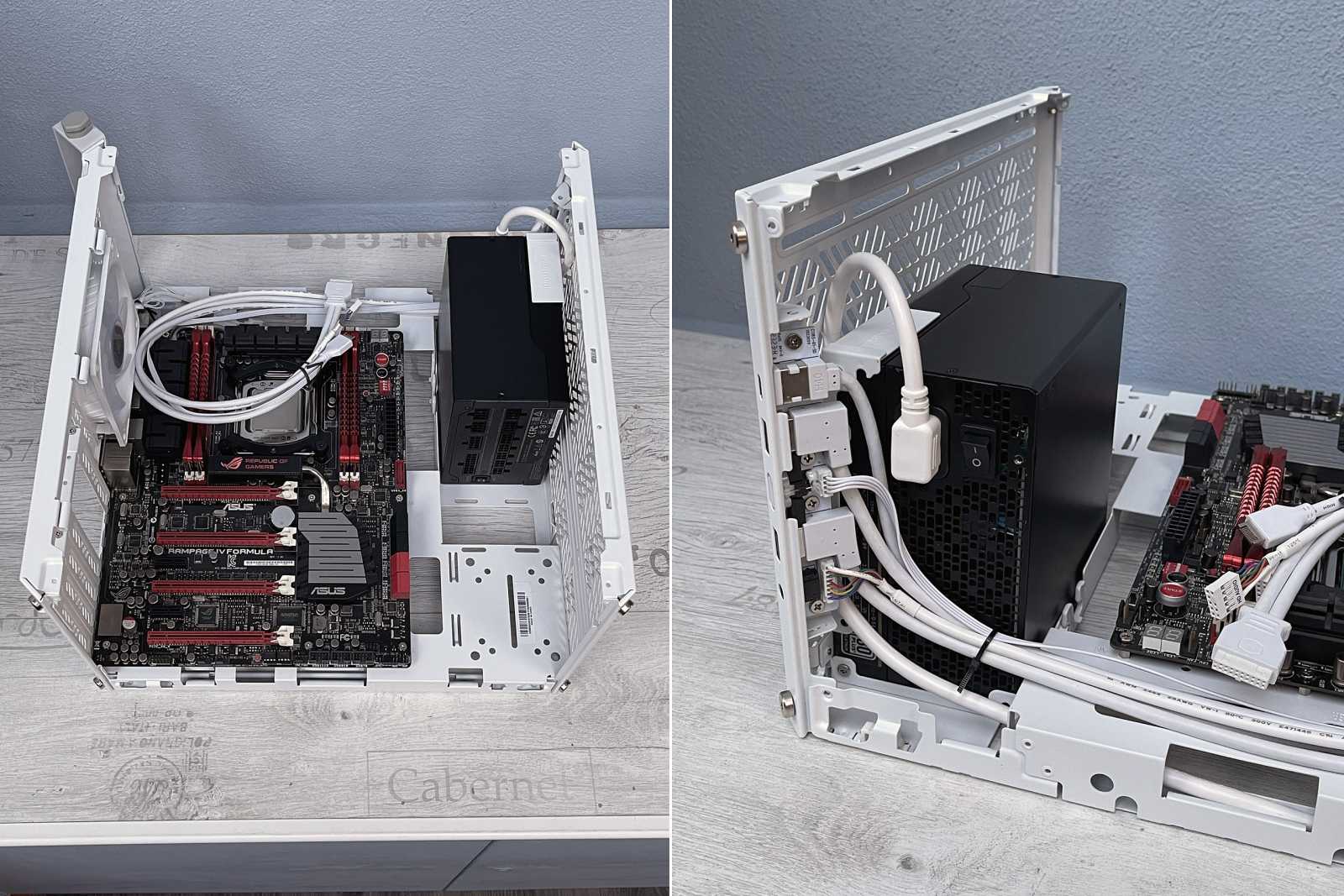 Test skříně Cooler Master Qube 500 FlatPack: Udělej si sám