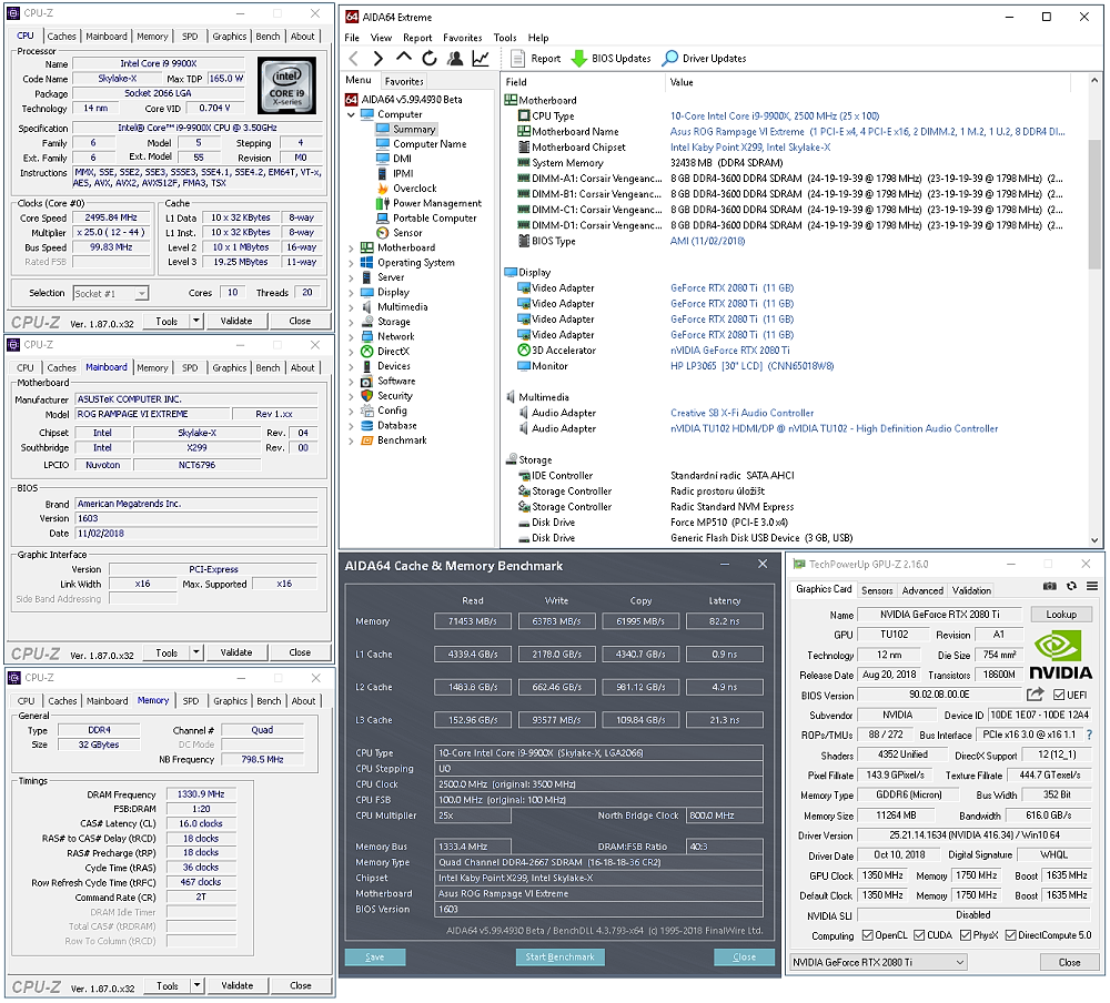 Intel Core i9-9900X: Deset jader Skylake-X v testu