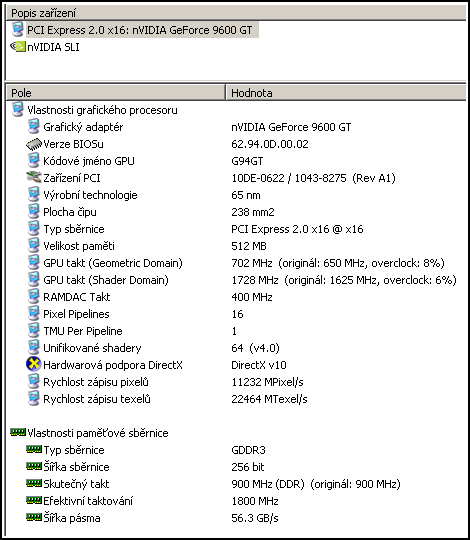 Čip G94 v GeForce 9600GT - útok na pozice střední třídy (1/2)