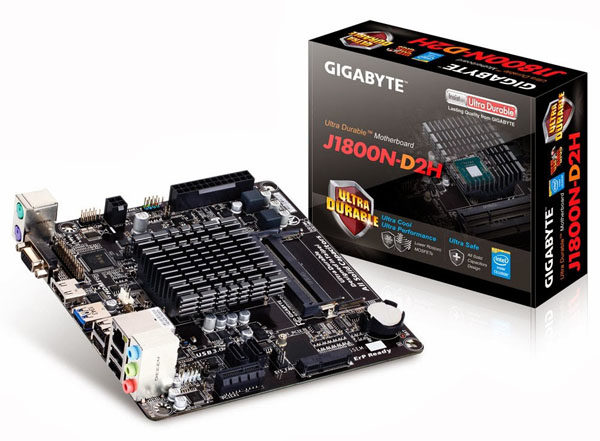 Gigabyte vydává mini-ITX základní desku J1800N-D2H