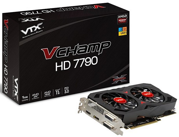 VTX3D představuje grafickou kartu HD7790 V Champ s Vapor Chamber chlazením