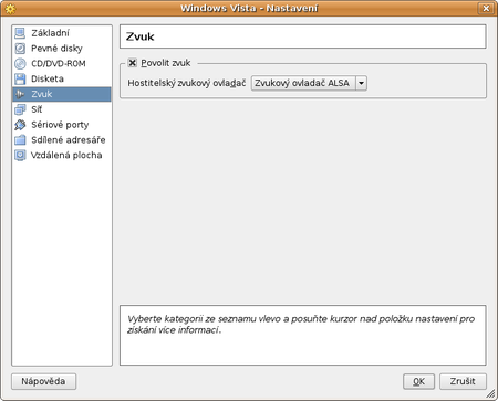 VirtualBox aneb Windows Vista v Linuxu