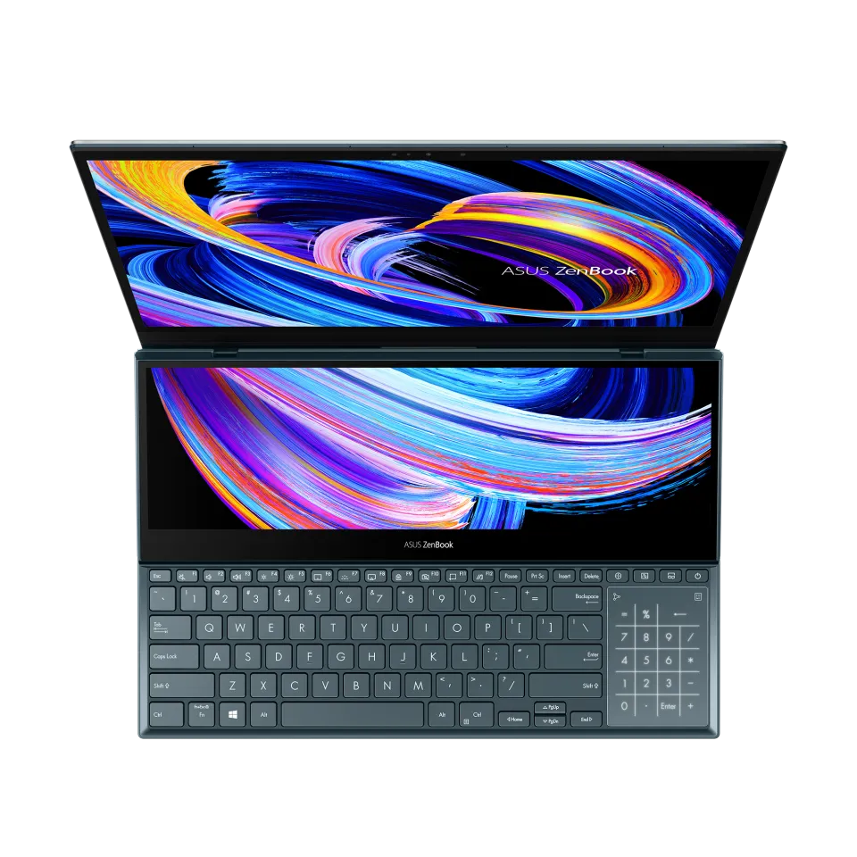 ZenBook Pro Duo 15 OLED_UX582_Product photo_1B_Celestial Blue_Web_05_NumberPad_2000x2000