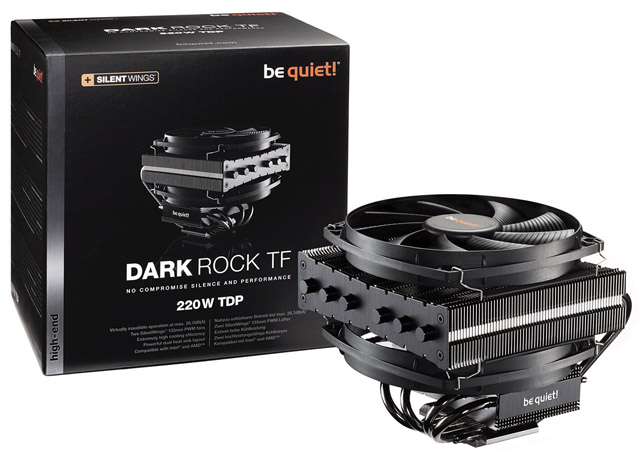 Be quiet! rozšiřuje svoji rodinu CPU chladičů Dark Rock o nový model TF s "top flow" konstrukcí