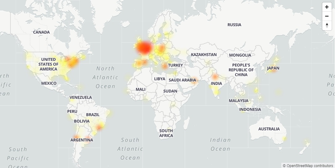 Google postihl výpadek služeb. Nefunguje GMail, YouTube a mnoho dalších