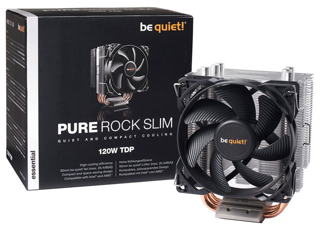 be quiet! vydává kompaktní chladič Pure Rock Slim pro procesory s TDP až 120 W