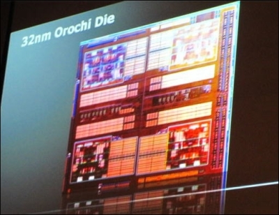 AMD ukázala die-shot osmijádra Orochi