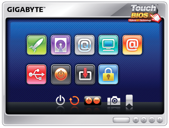 Gigabyte Touch BIOS: omalovánky ke stažení